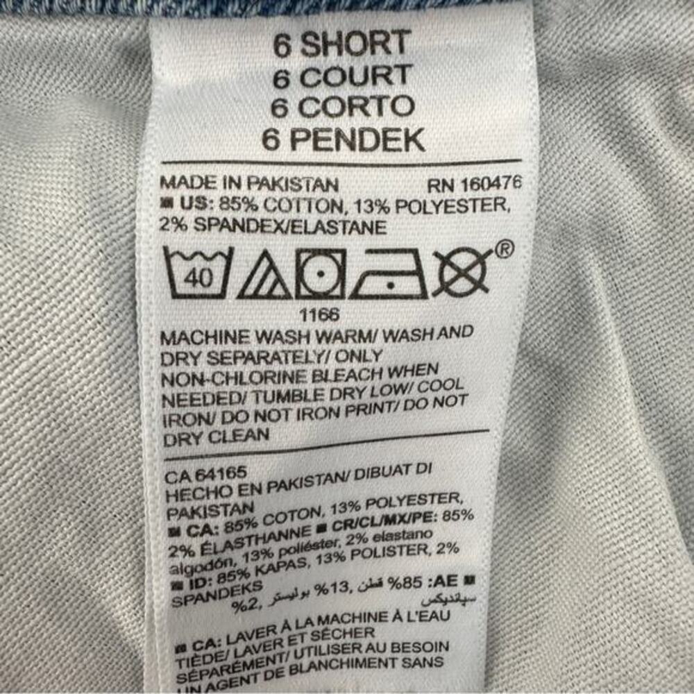Old Navy High Rise Jean Shorts Secret Slim Pockets Cut Off Denim 6 - Picture 5 of 5